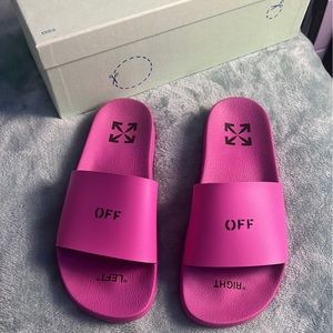 Off white slides